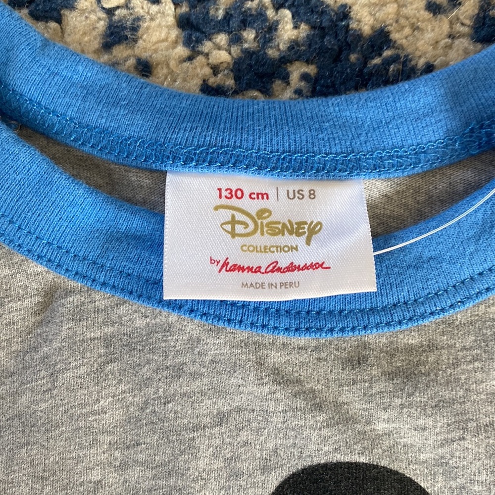 Hanna Andersson Disney Mickey 130 8 long sleeve NWT - Picture 3 of 6